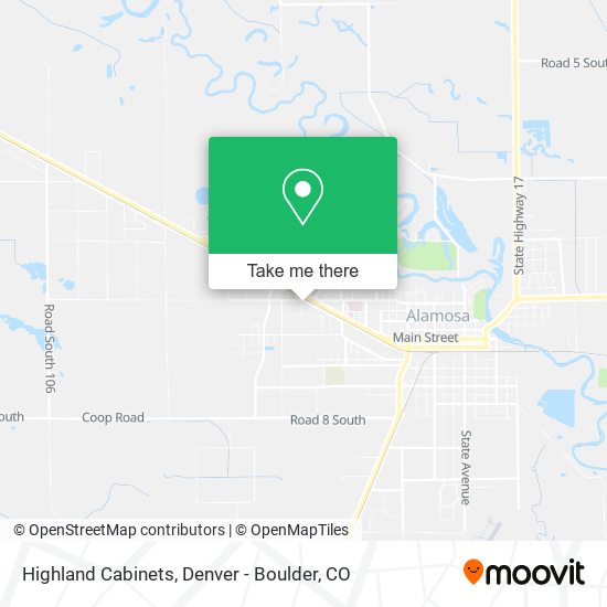 Highland Cabinets map
