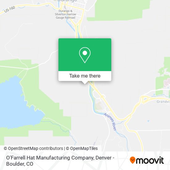 O'Farrell Hat Manufacturing Company map