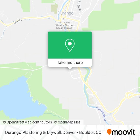 Durango Plastering & Drywall map