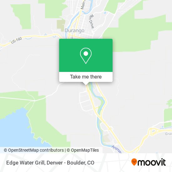 Edge Water Grill map