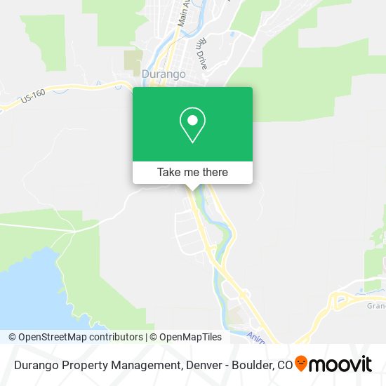 Durango Property Management map