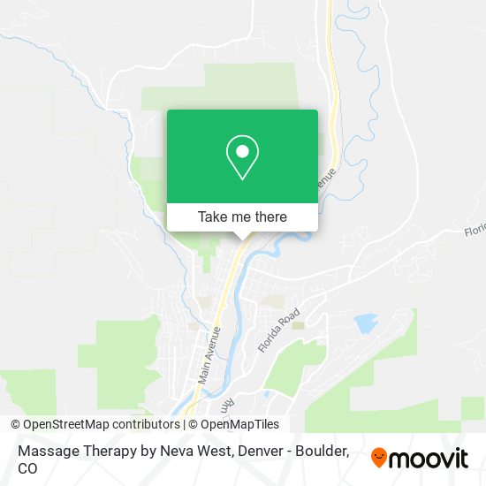 Massage Therapy by Neva West map