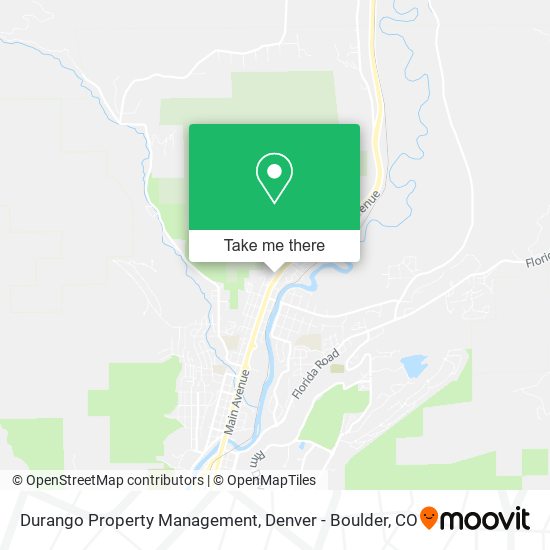 Durango Property Management map