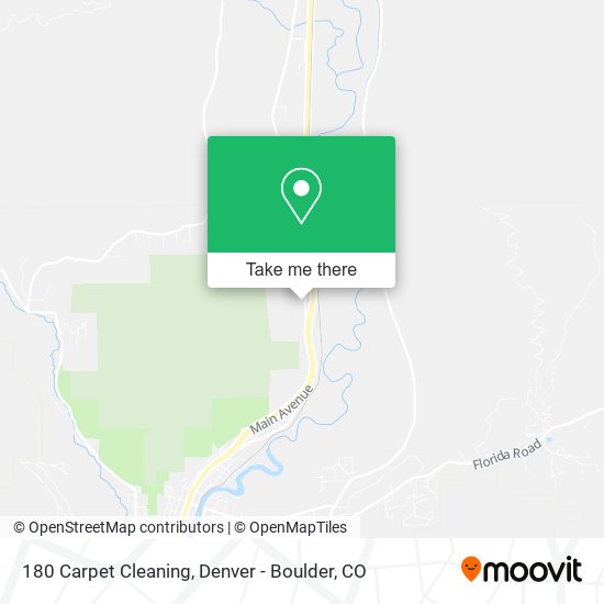 180 Carpet Cleaning map