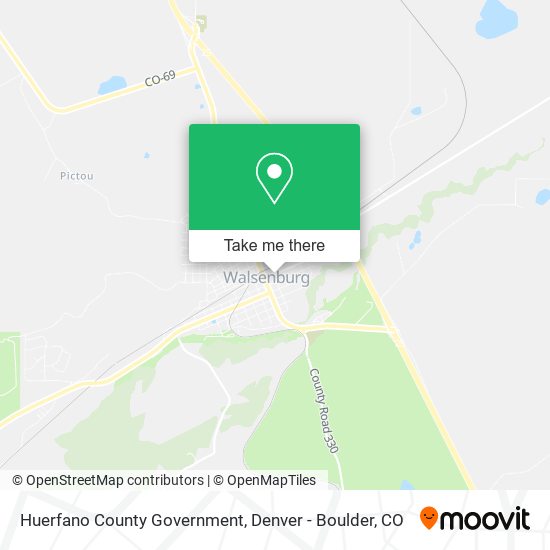 Mapa de Huerfano County Government