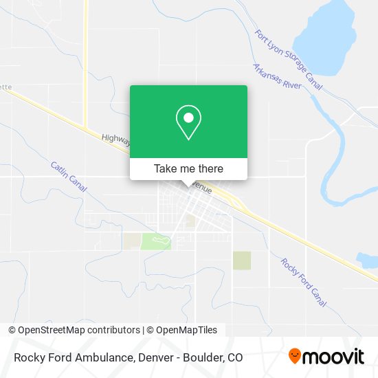 Rocky Ford Ambulance map