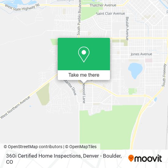 360i Certified Home Inspections map