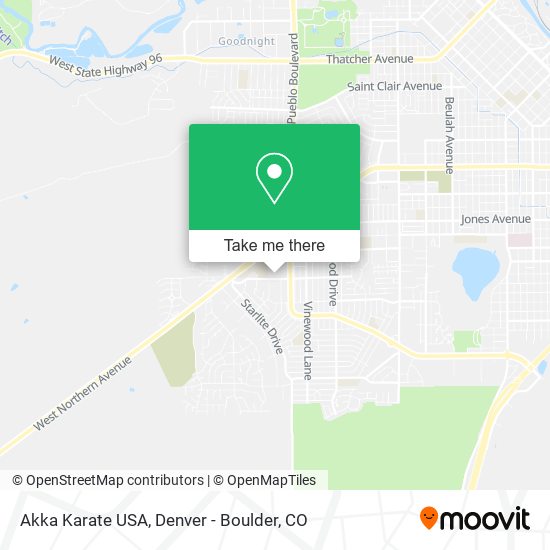 Akka Karate USA map