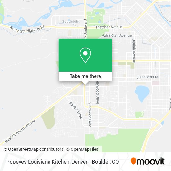 Popeyes Louisiana Kitchen map