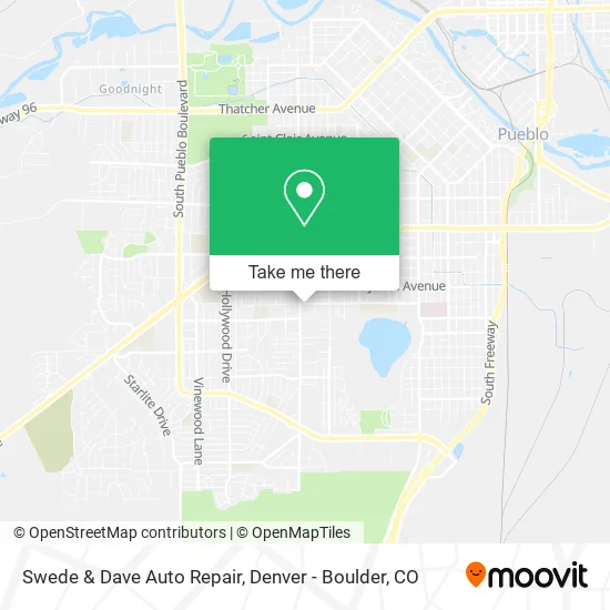 Swede & Dave Auto Repair map