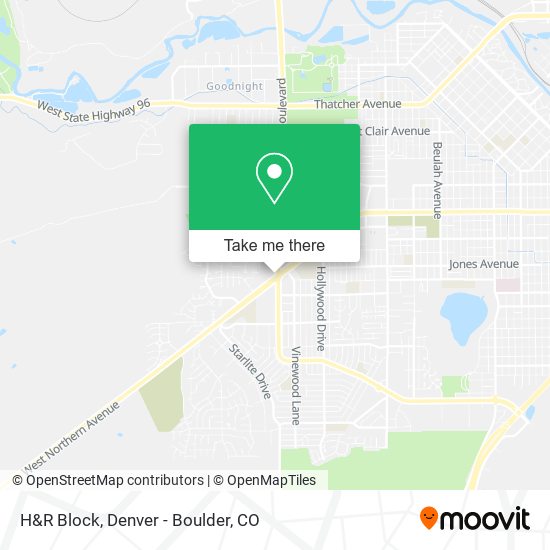 H&R Block map