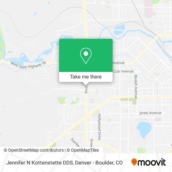 Mapa de Jennifer N Kottenstette DDS