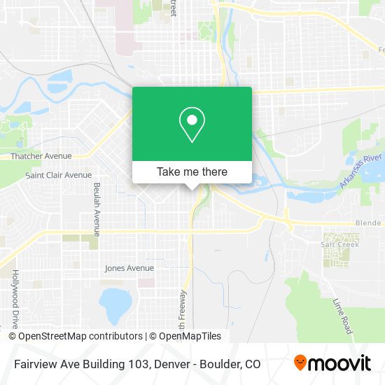 Mapa de Fairview Ave Building 103