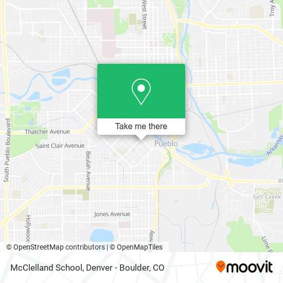 McClelland School map