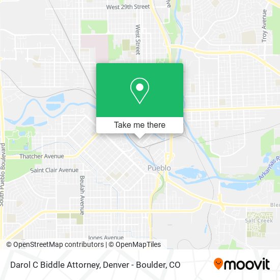 Mapa de Darol C Biddle Attorney