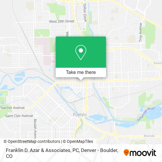 Franklin D. Azar & Associates, PC map