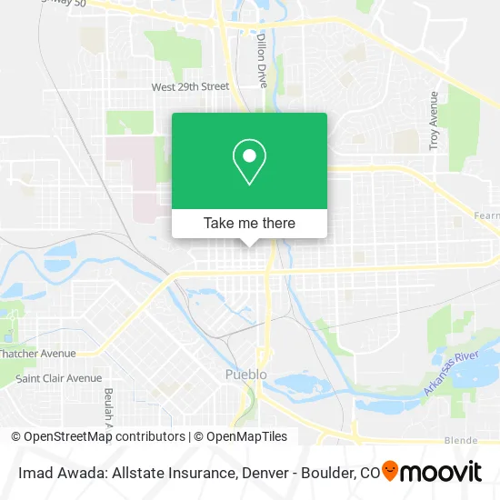 Imad Awada: Allstate Insurance map