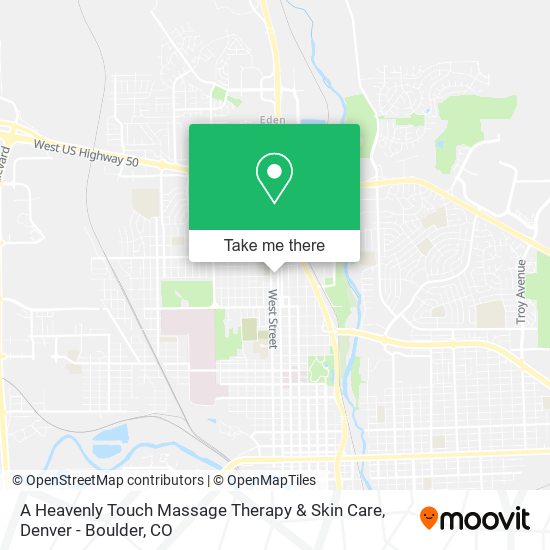 A Heavenly Touch Massage Therapy & Skin Care map