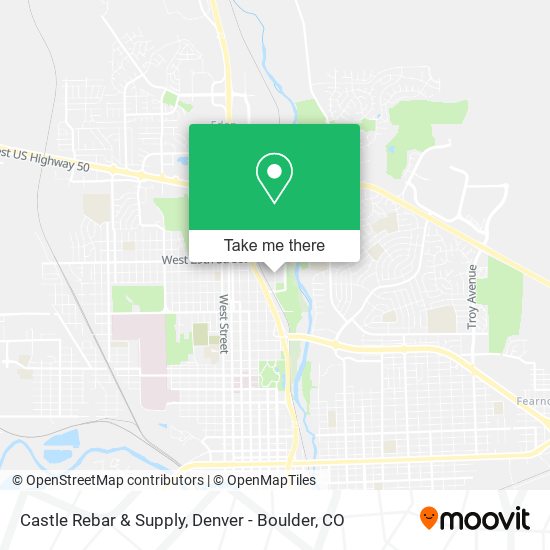 Mapa de Castle Rebar & Supply