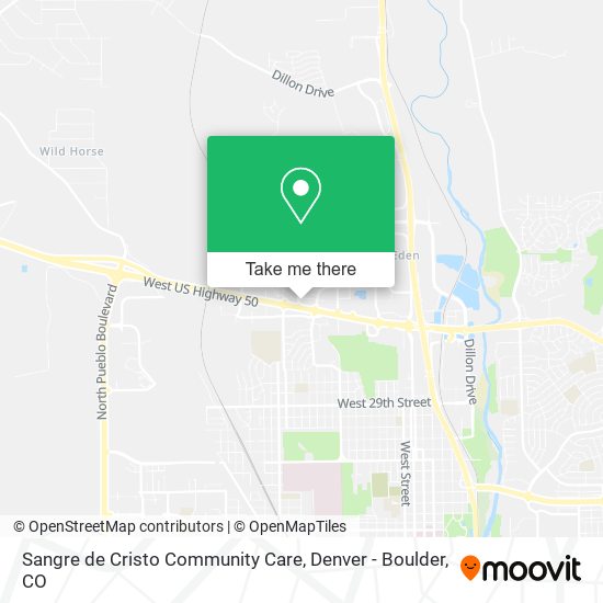 Sangre de Cristo Community Care map
