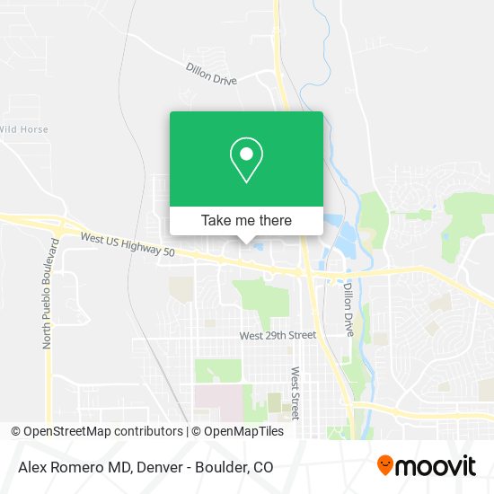 Alex Romero MD map