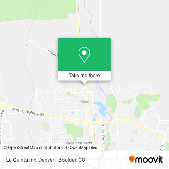 La Quinta Inn map