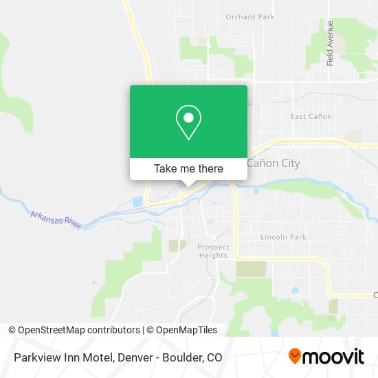 Parkview Inn Motel map