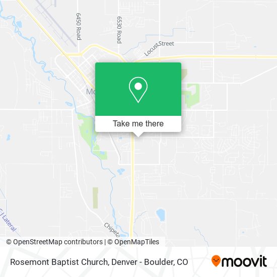 Rosemont Baptist Church map