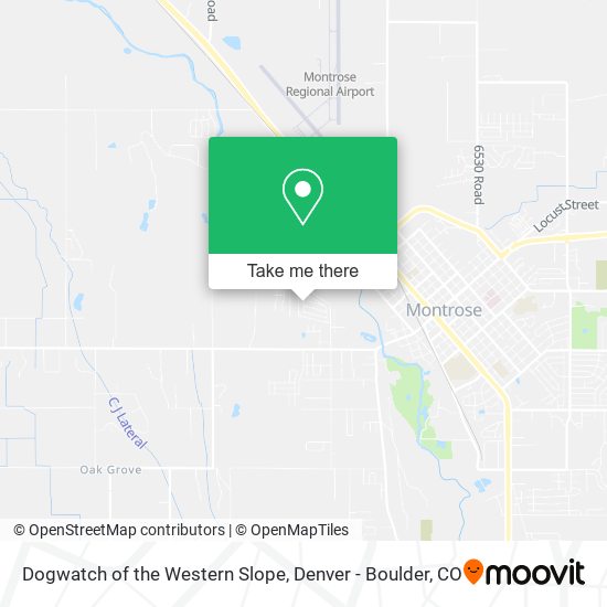 Dogwatch of the Western Slope map