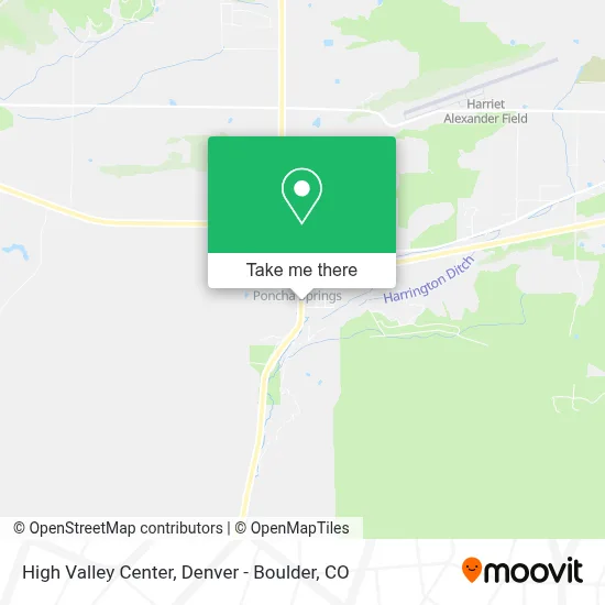 High Valley Center map