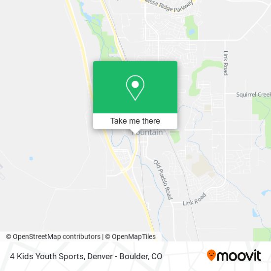 4 Kids Youth Sports map