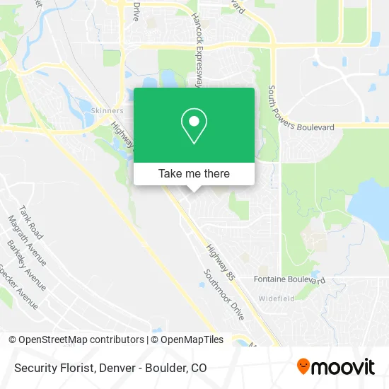 Security Florist map