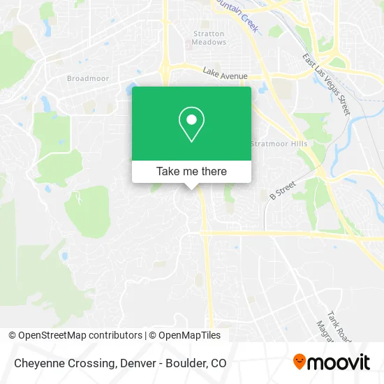 Cheyenne Crossing map