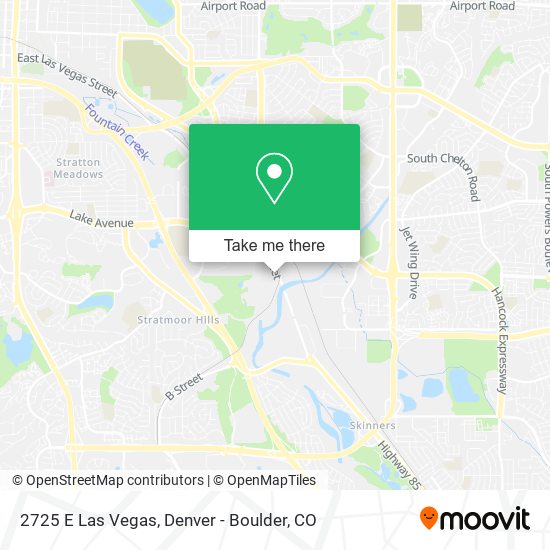2725 E Las Vegas map