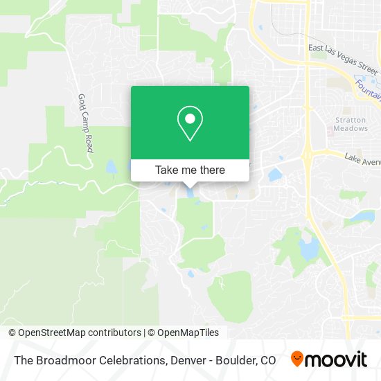 Mapa de The Broadmoor Celebrations