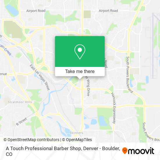 A Touch Professional Barber Shop map