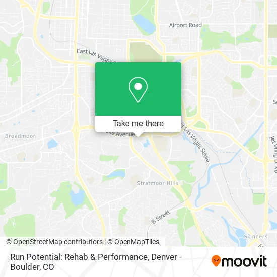 Run Potential: Rehab & Performance map
