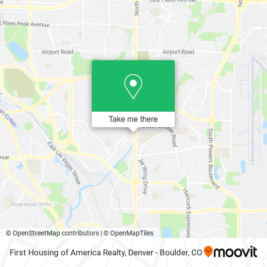 First Housing of America Realty map