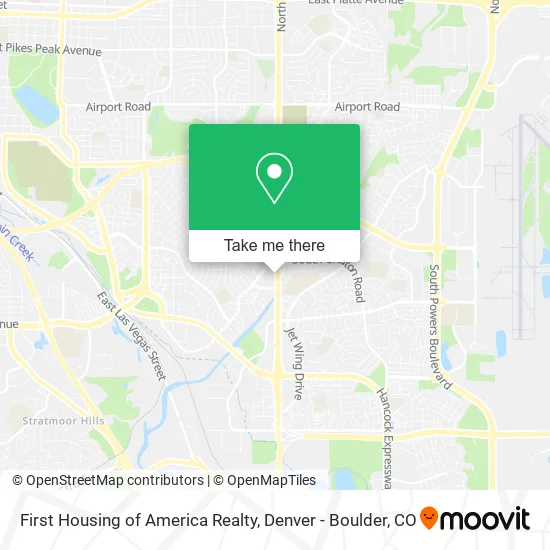 First Housing of America Realty map