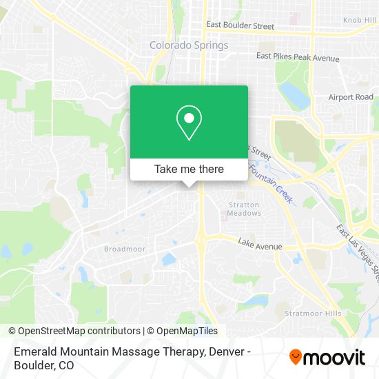 Mapa de Emerald Mountain Massage Therapy