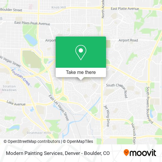 Modern Painting Services map