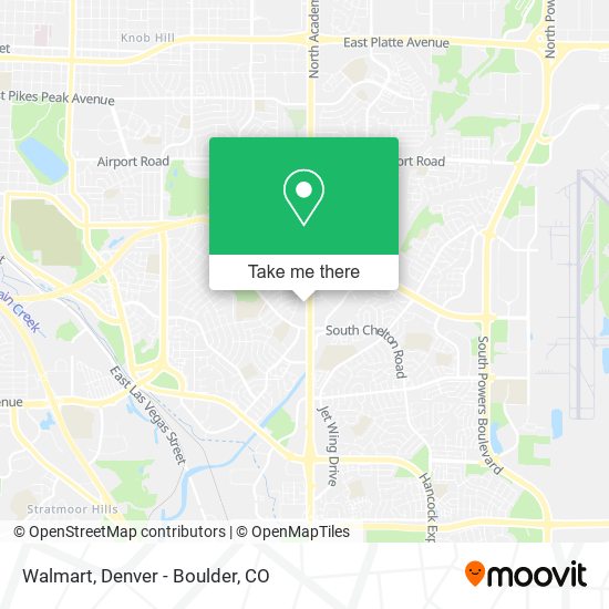 Mapa de Walmart