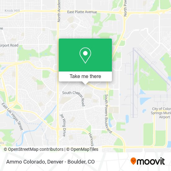 Ammo Colorado map