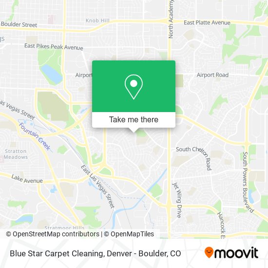 Blue Star Carpet Cleaning map