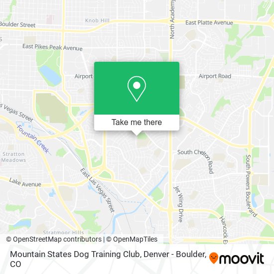Mountain States Dog Training Club map