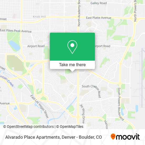 Alvarado Place Apartments map