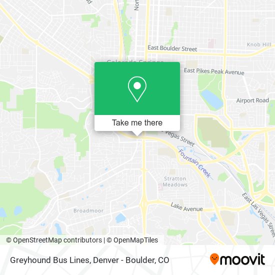 Greyhound Bus Lines map