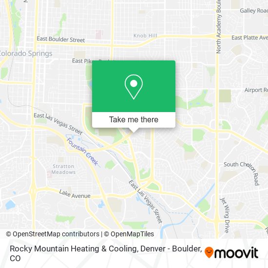Rocky Mountain Heating & Cooling map
