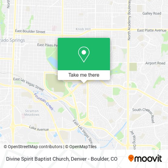 Mapa de Divine Spirit Baptist Church