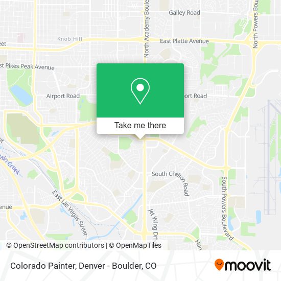 Colorado Painter map